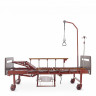 Медицинская кровать для лежачих больных MED-MOS YG-5 (ЛДСП венге, 13 секций, матрас, уголки, ТУ, столик, ванночка, БП, К)