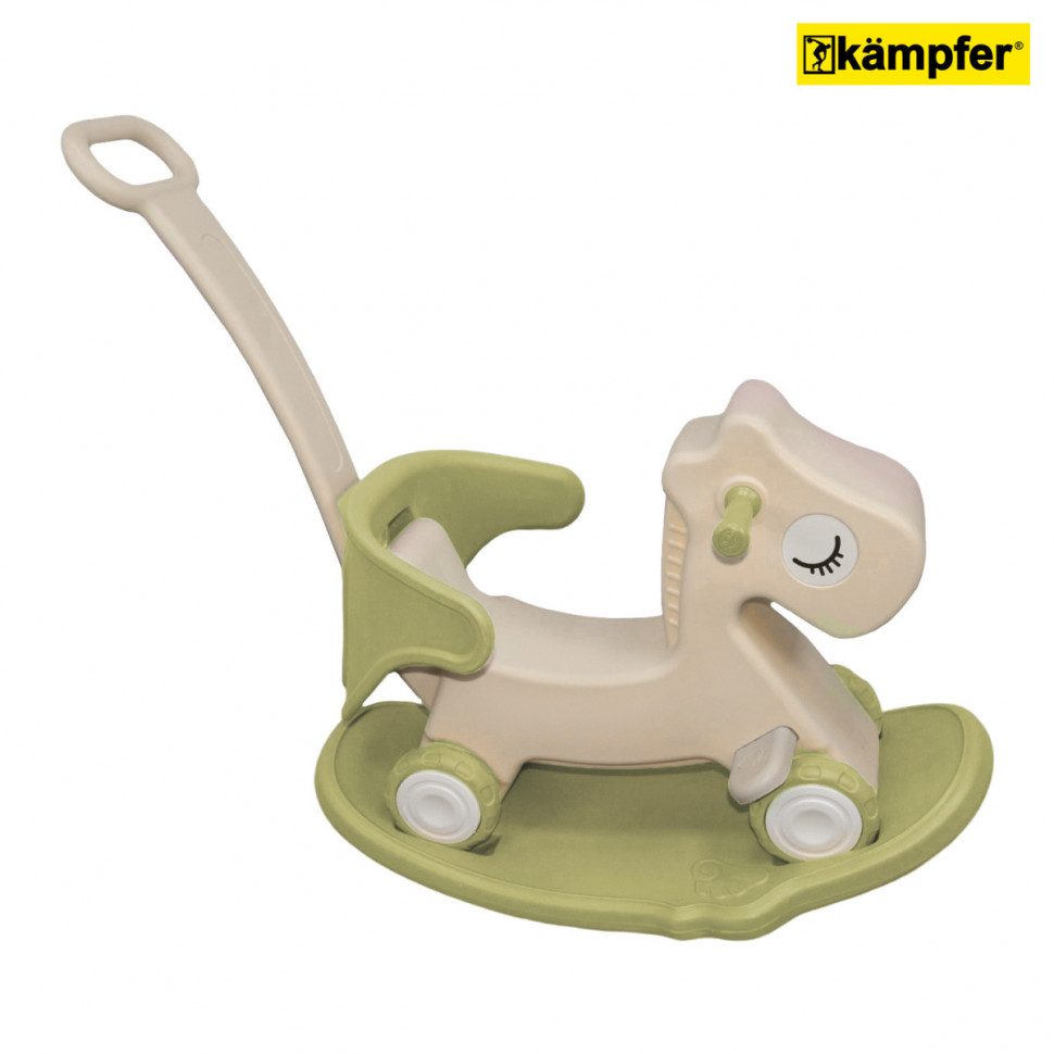 Детская качалка с ручкой Kampfer Dream Horse (оливковый) Детская качалка с ручкой Kampfer Dream Horse (оливковый)